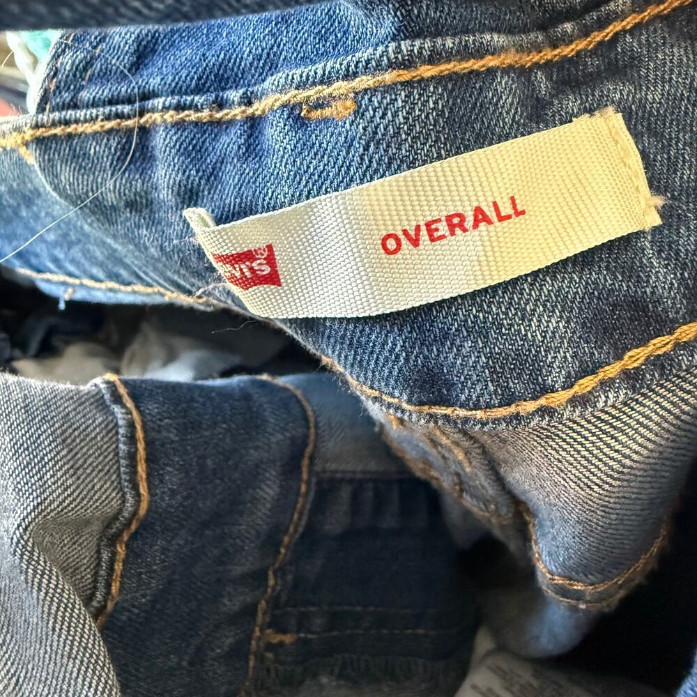 Levi's Denim Girlfriend Overalls Girls 8 - Picture 8 of 9